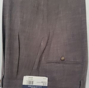 Ralph Lauren Pants Mens 32x30 Gray Straight Leg Mid Rise